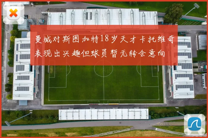 曼城对斯图加特18岁天才卡托维奇表现出兴趣但球员暂无转会意向