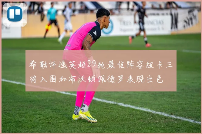 希勒评选英超29轮最佳阵容纽卡三将入围加布沃顿佩德罗表现出色